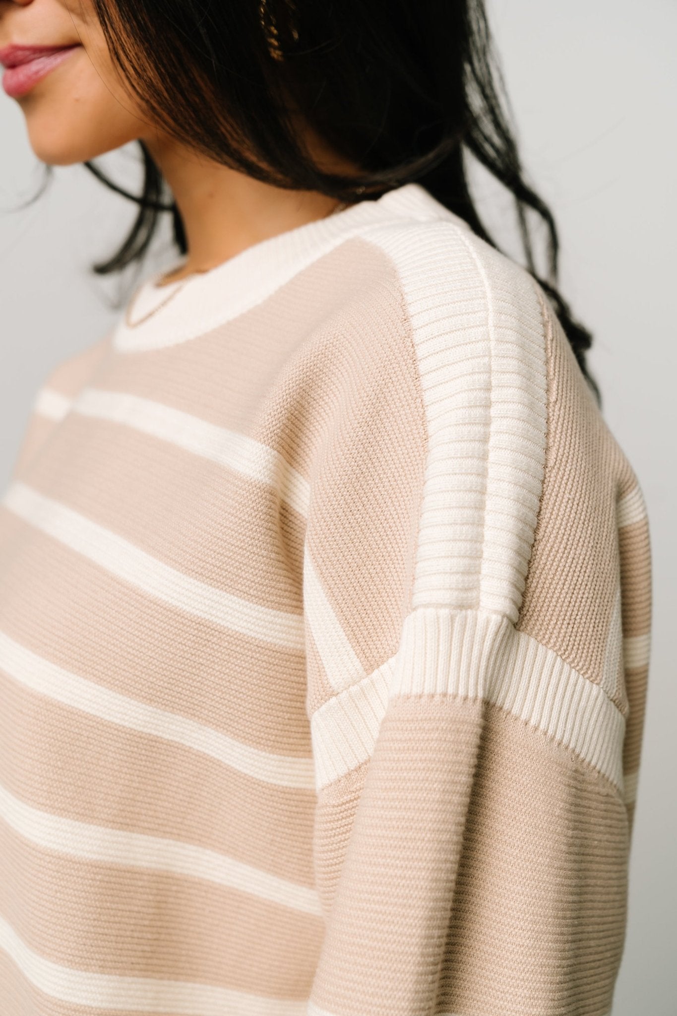 Conway Striped Sweater | Natural - Baltic Born