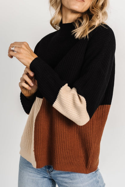 Dawson Knit Sweater | Black Multi - Baltic Born