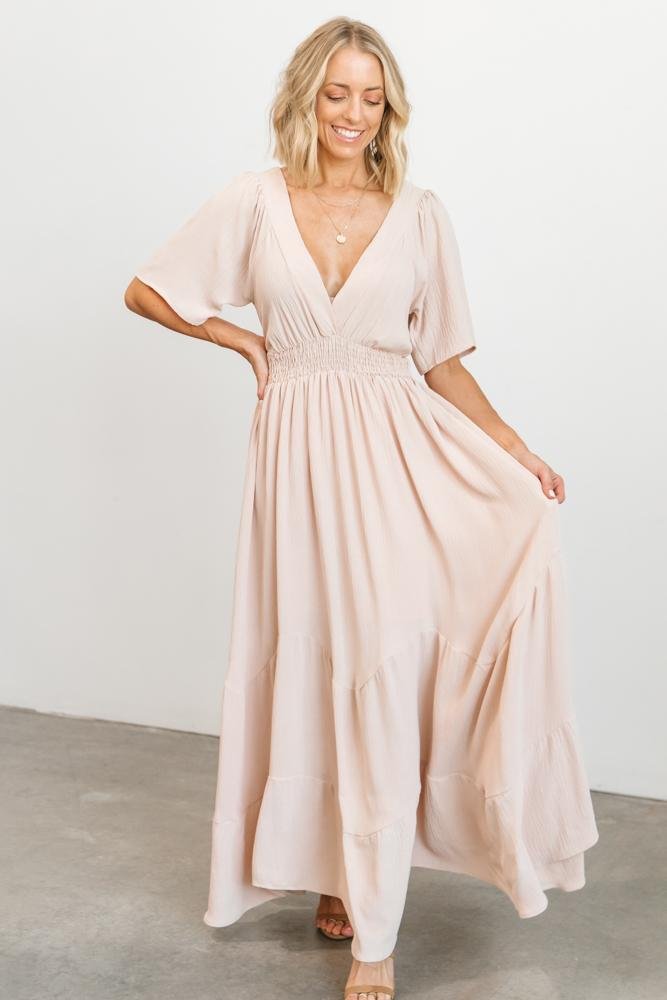 Delilah Maxi Dress Blush Baltic Born