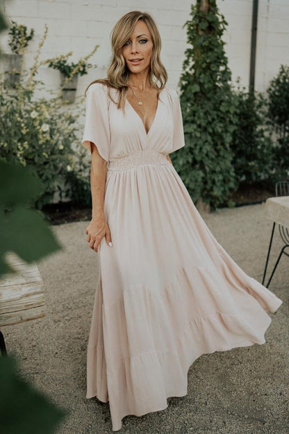 Delilah Maxi Dress | Blush - Baltic Born