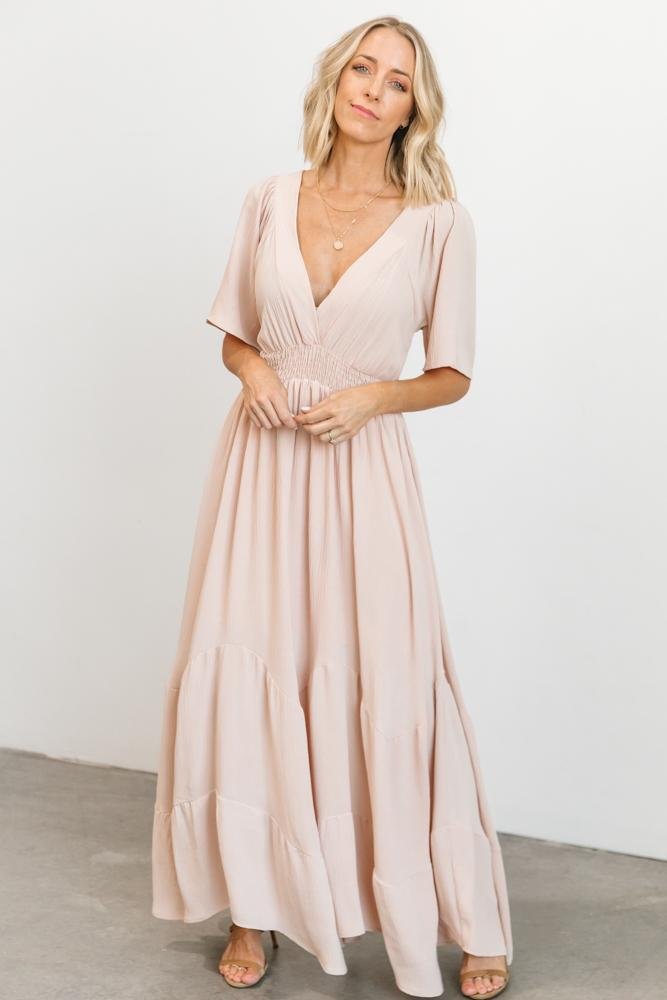 Delilah Maxi Dress | Blush - Baltic Born