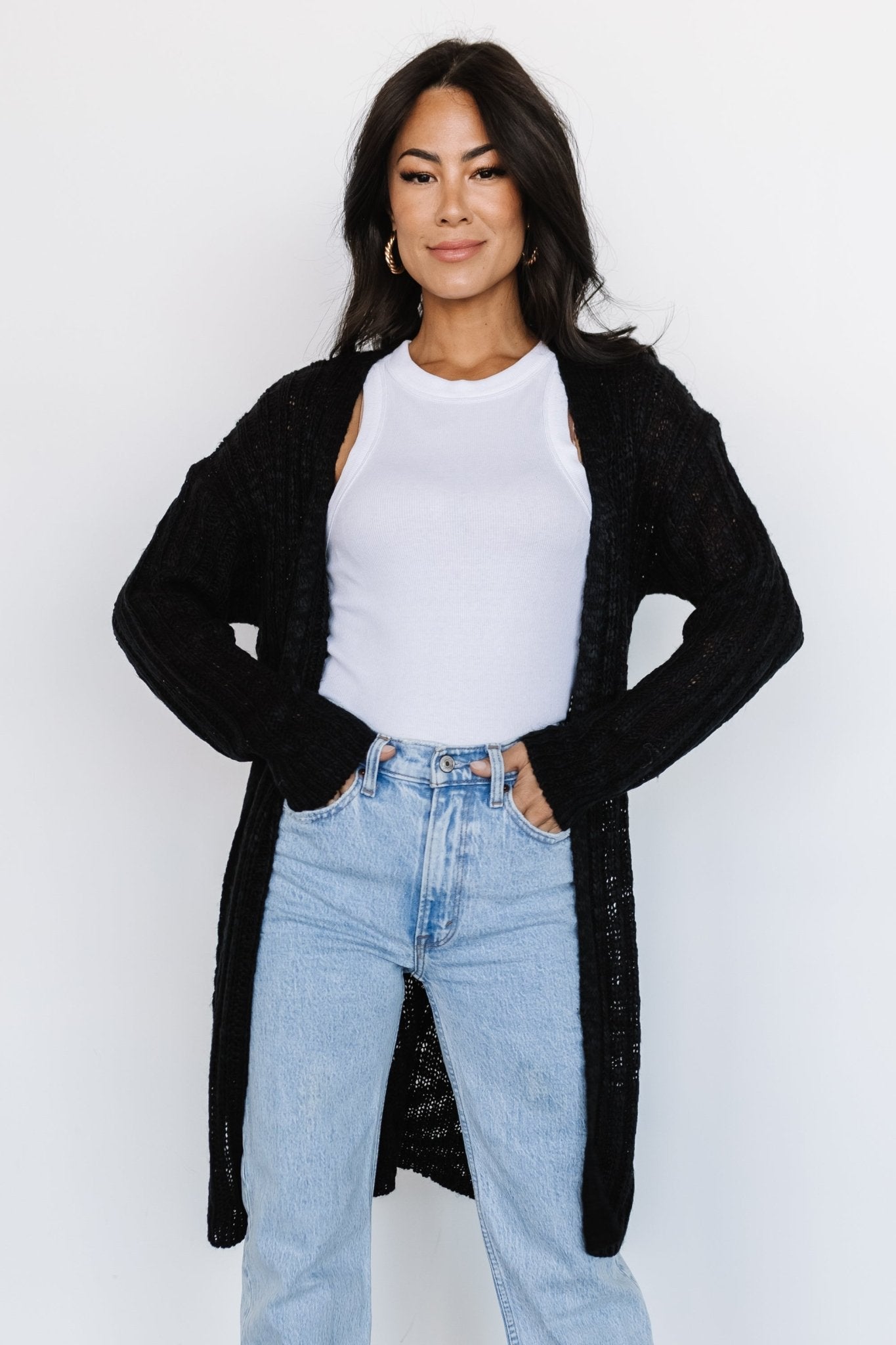 Devman Knit Cardigan | Black - Baltic Born