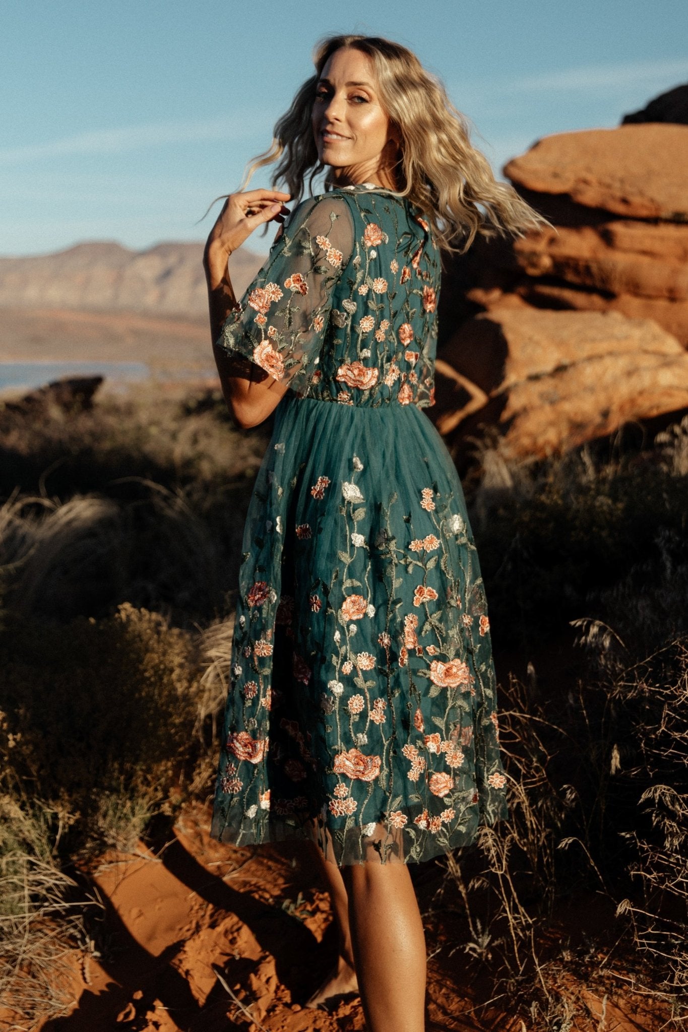 Duchess Tulle Dress | Jade Garden - Baltic Born