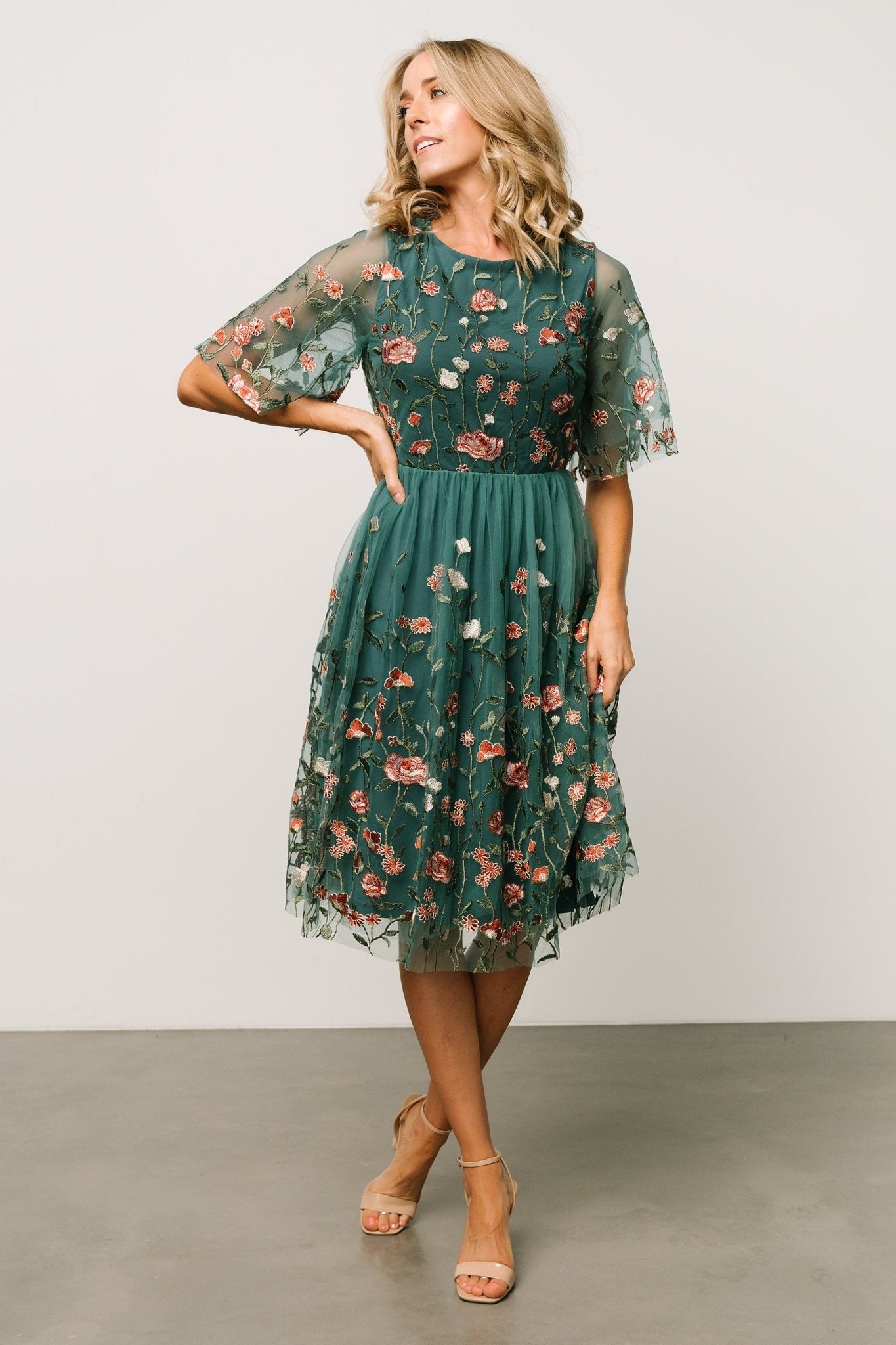 Duchess Tulle Dress | Jade Garden - Baltic Born