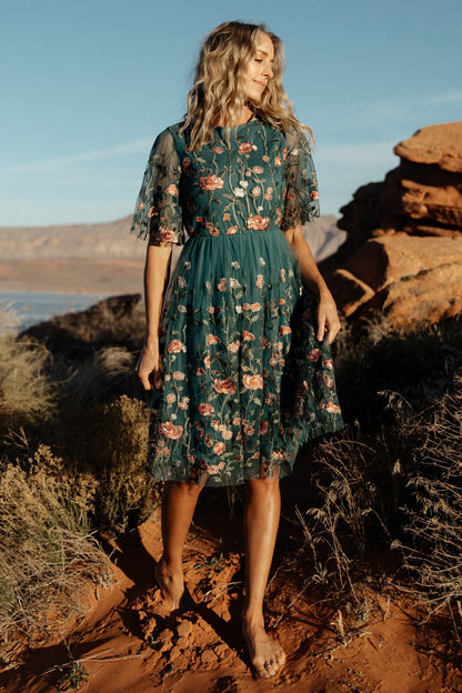 Duchess Tulle Dress | Jade Garden - Baltic Born