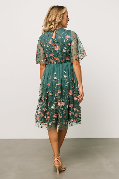 Duchess Tulle Dress | Jade Garden - Baltic Born