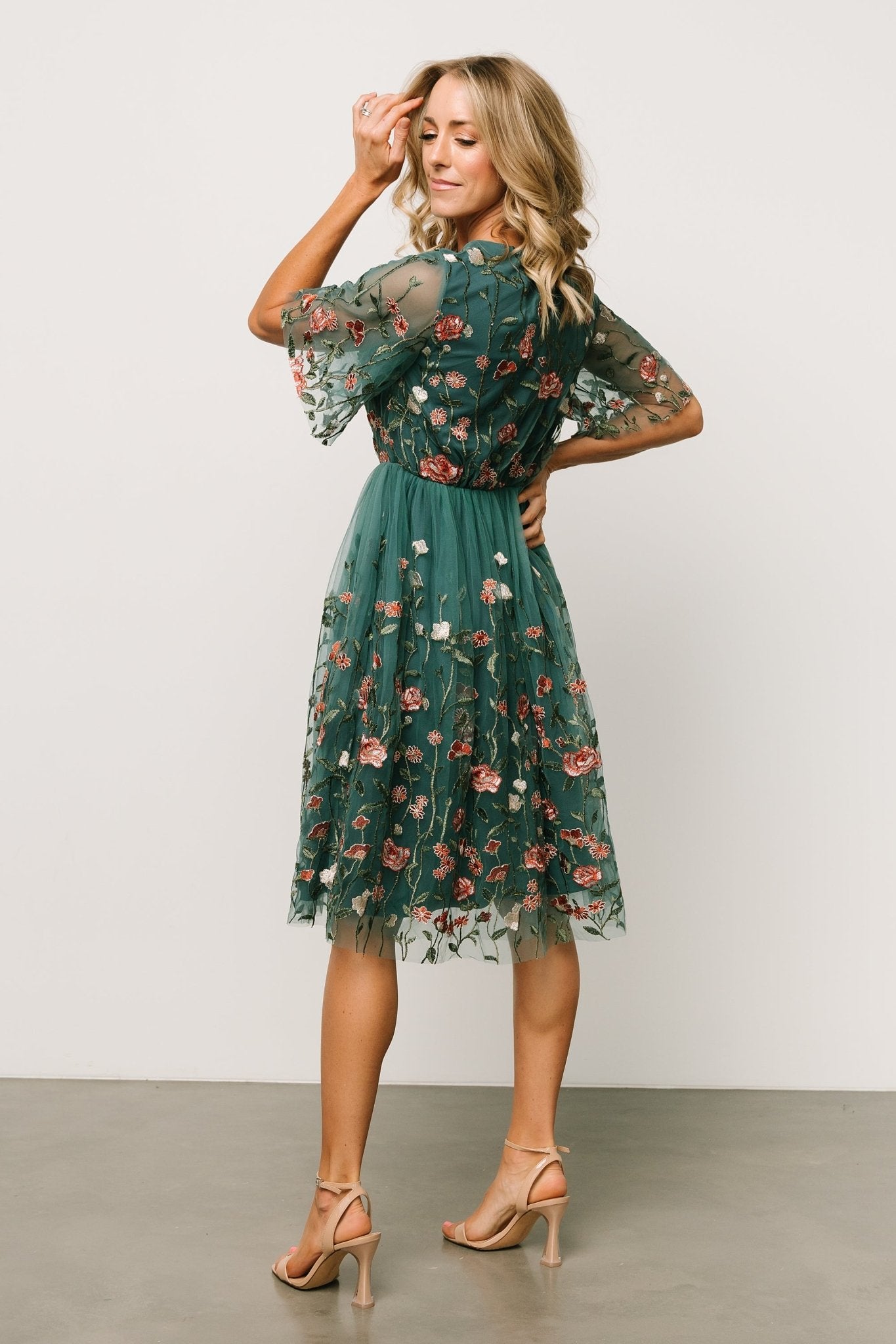 Duchess Tulle Dress | Jade Garden - Baltic Born