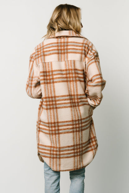 Durango Plaid Shacket | Oatmeal + Mocha - Baltic Born
