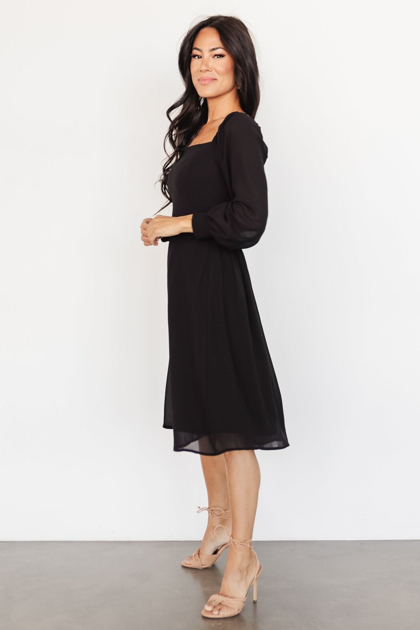 Elise Short Dress | Black - Baltic Born