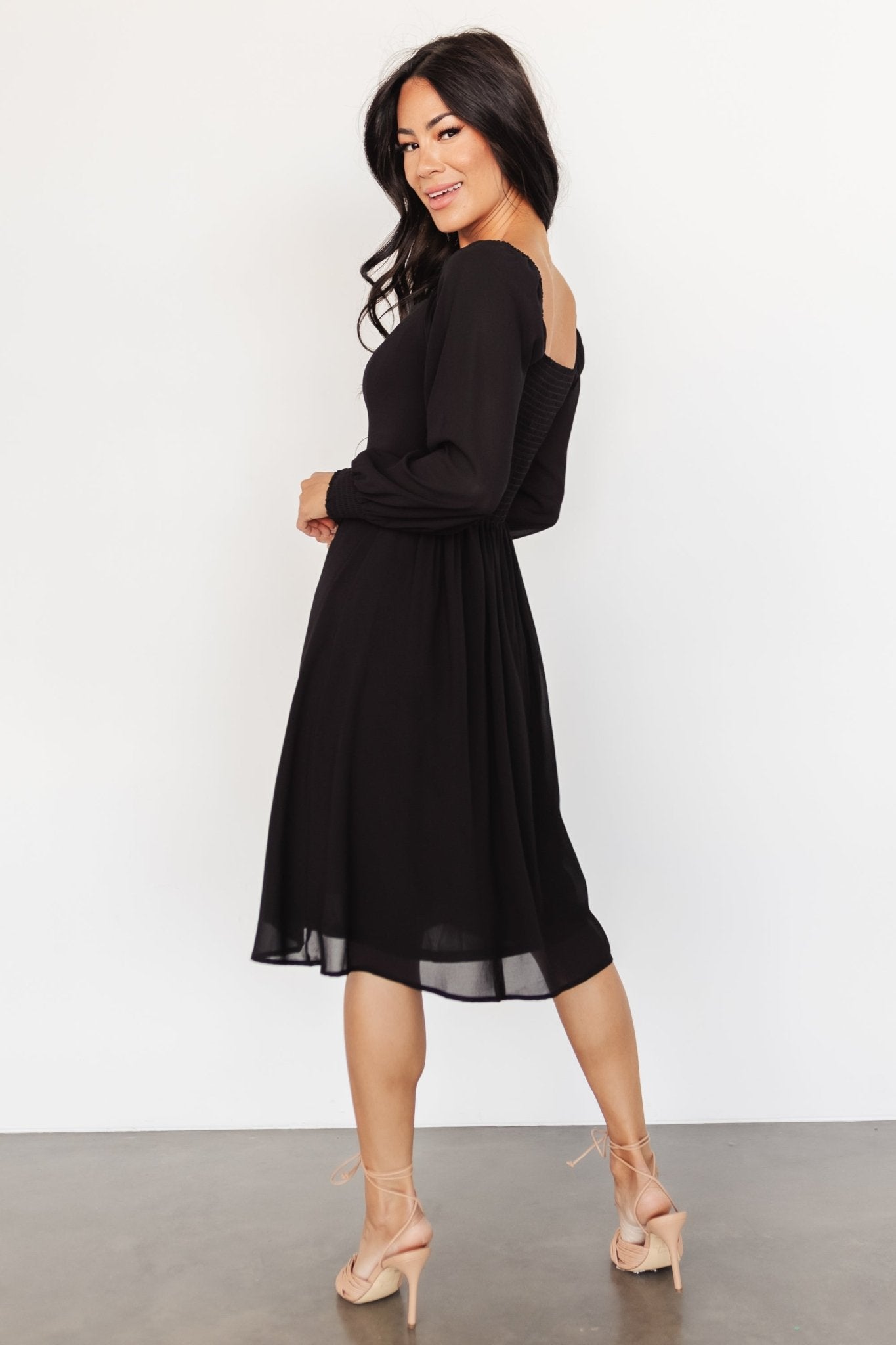 Elise Short Dress | Black - Baltic Born