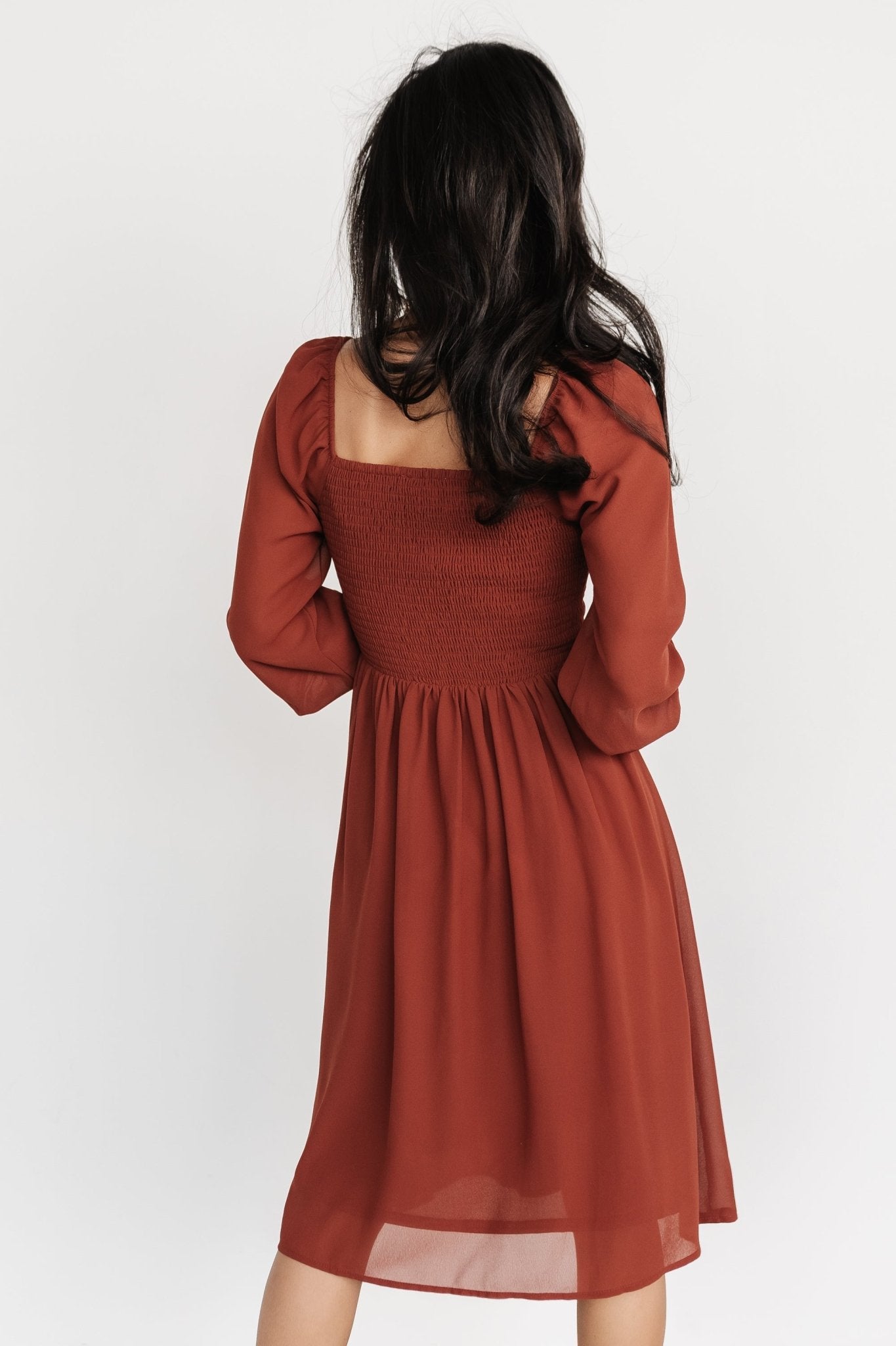 Elise Short Dress | Cinnamon - Baltic Born