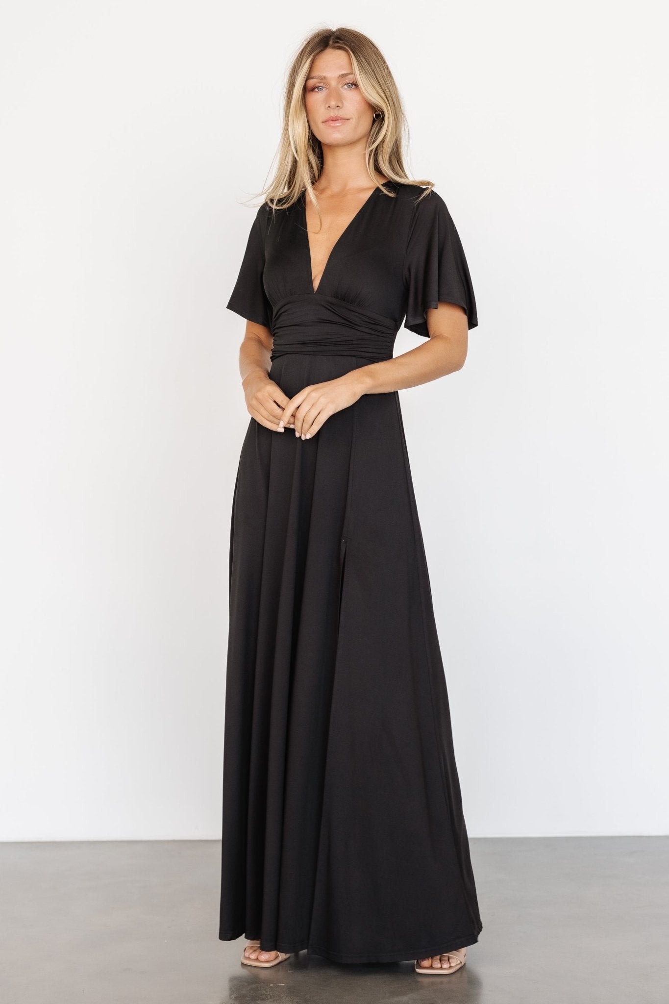 Emberly Maxi Dress | Black - Baltic Born