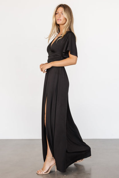 Emberly Maxi Dress | Black - Baltic Born