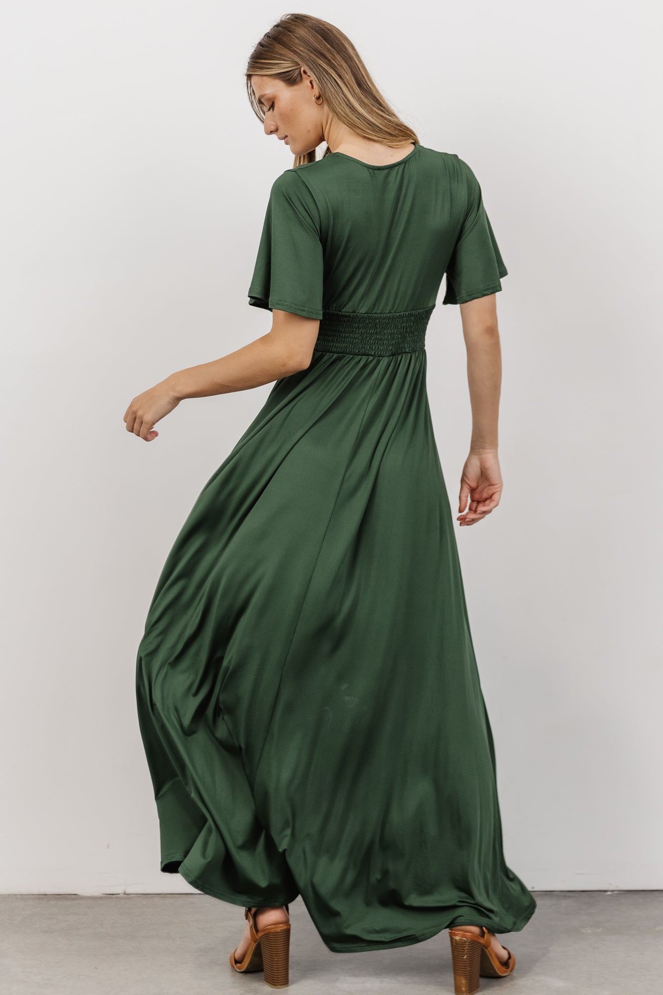 Emberly Maxi Dress | Hunter Green - Baltic Born