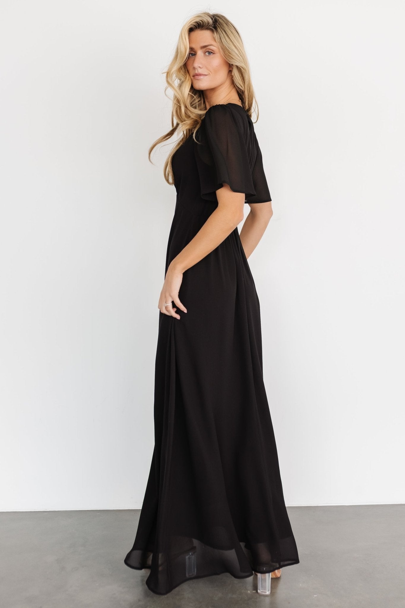 Esti Maxi Dress | Black - Baltic Born