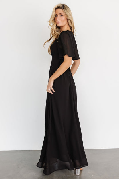 Esti Maxi Dress | Black - Baltic Born