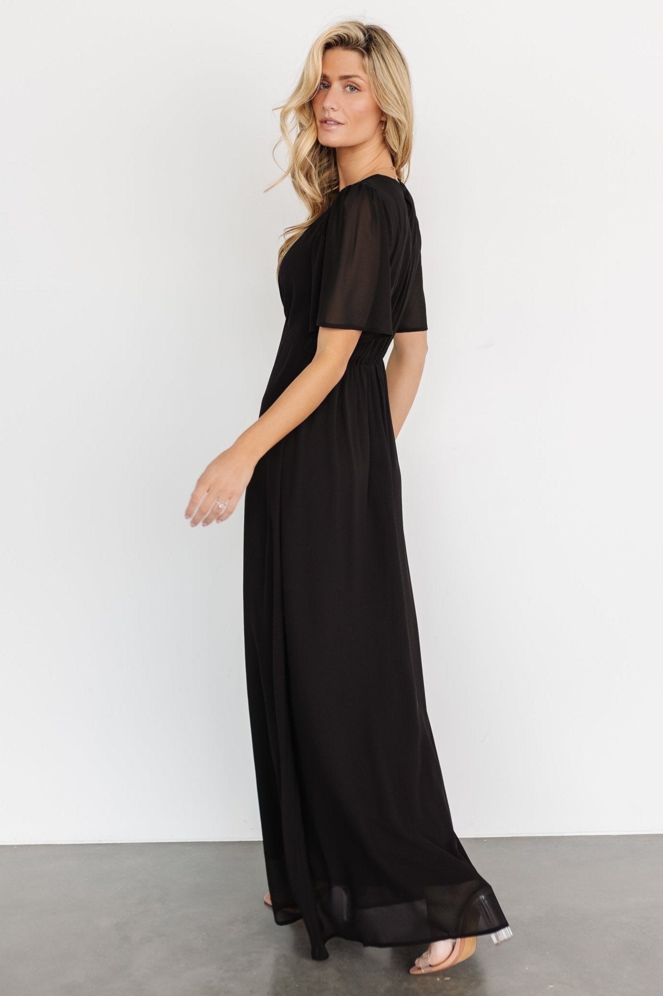 Esti Maxi Dress | Black - Baltic Born