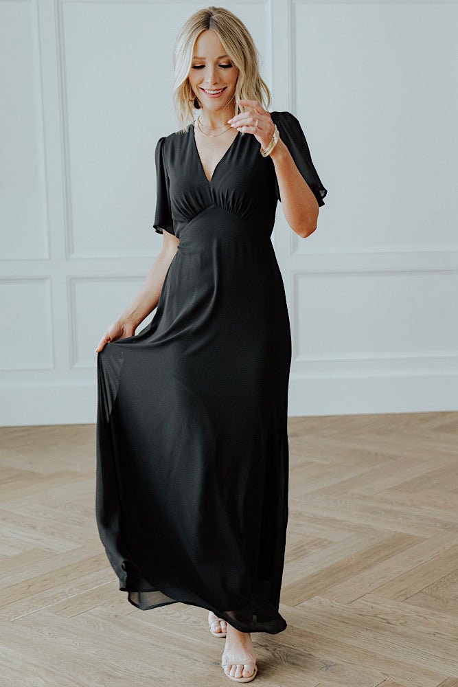 Esti Maxi Dress | Black - Baltic Born