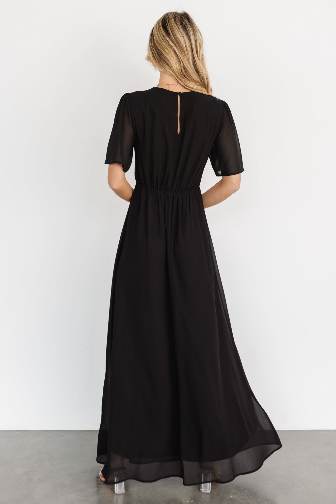 Esti Maxi Dress | Black - Baltic Born