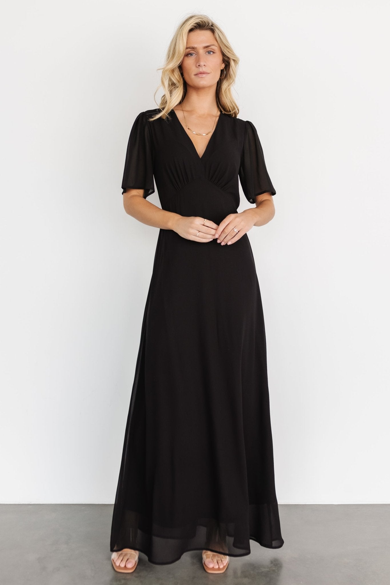 Esti Maxi Dress | Black - Baltic Born