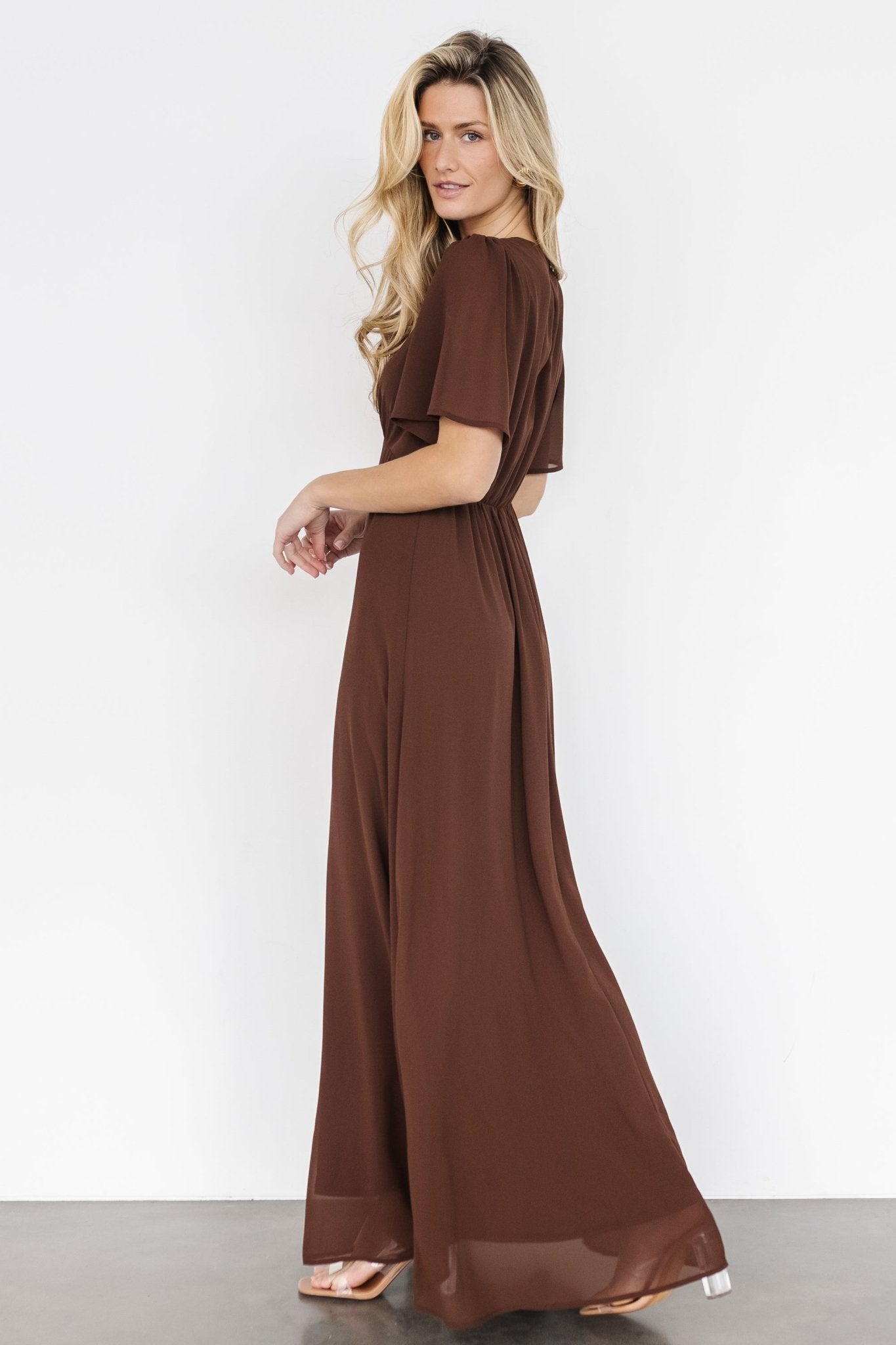 Esti Maxi Dress | Espresso - Baltic Born