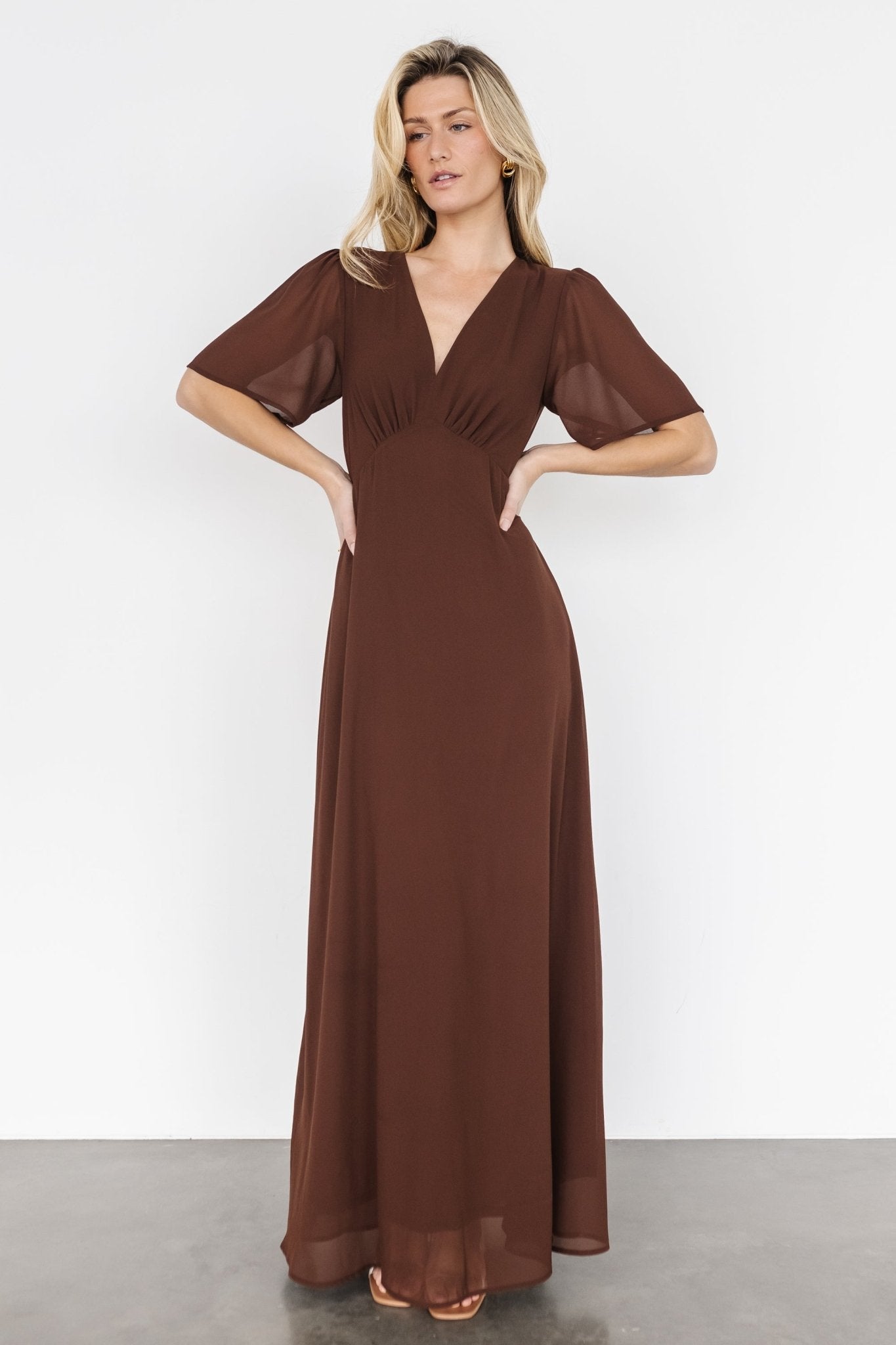 Esti Maxi Dress | Espresso - Baltic Born