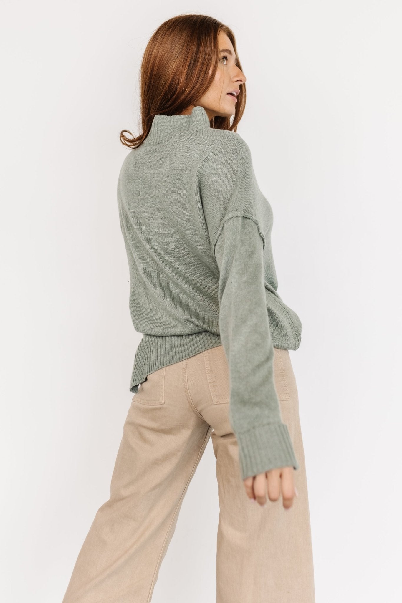 Evermore Knit Sweater | Sage - Baltic Born