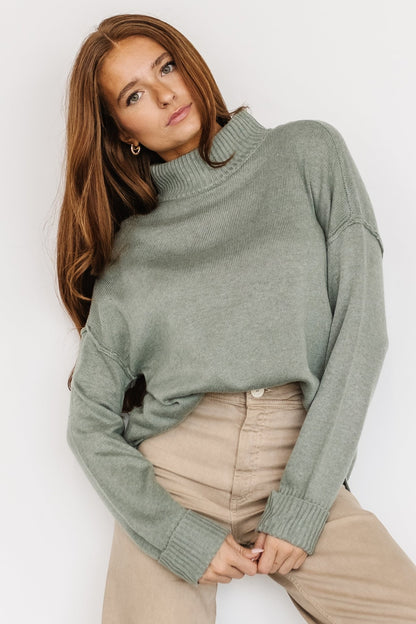 Evermore Knit Sweater | Sage - Baltic Born