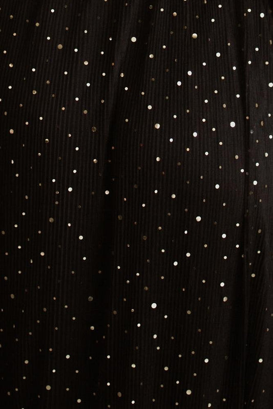 Fabric Swatch - Abigail Sparkle | Black - Baltic Born