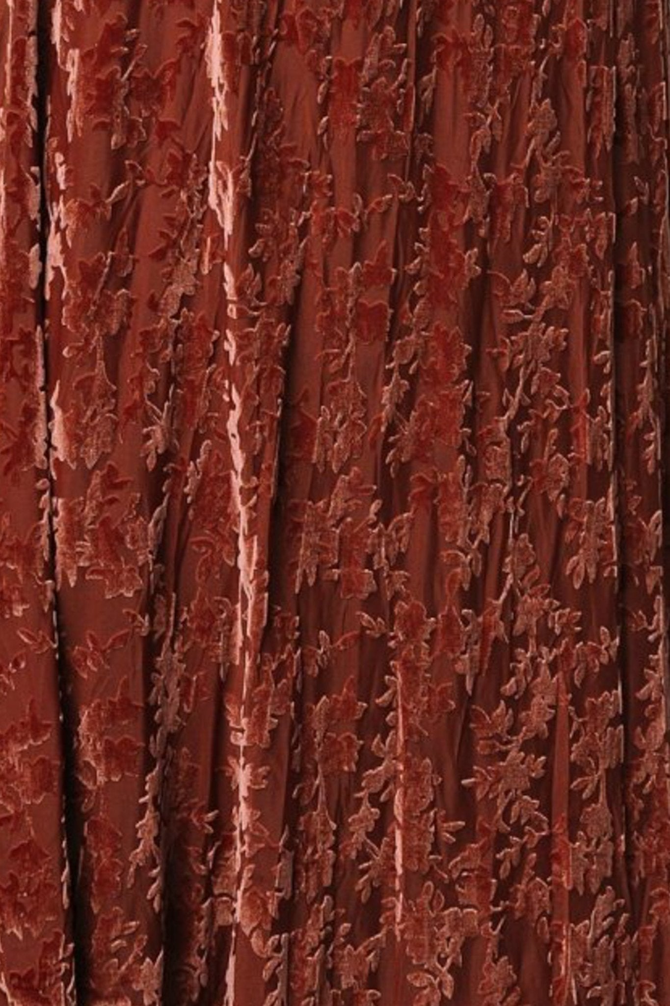 Fabric Swatch - Everley Velvet | Cinnamon - Baltic Born