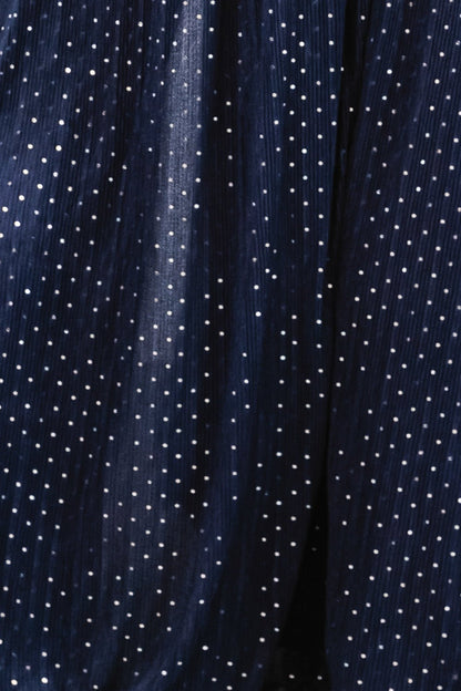 Fabric Swatch - Grace Sparkle | Navy - Baltic Born