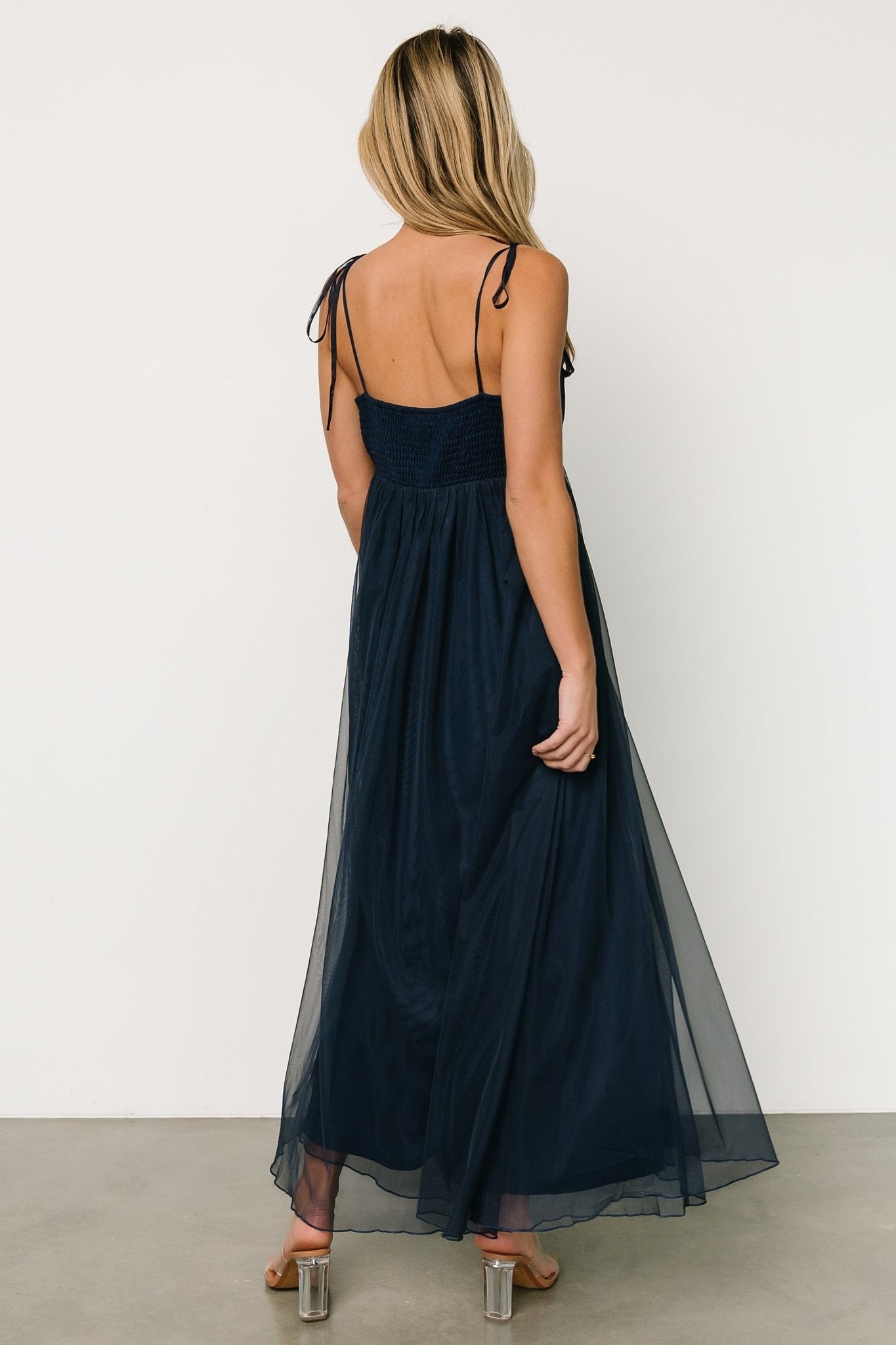 Fiona Tulle Maxi Dress | Midnight Blue - Baltic Born