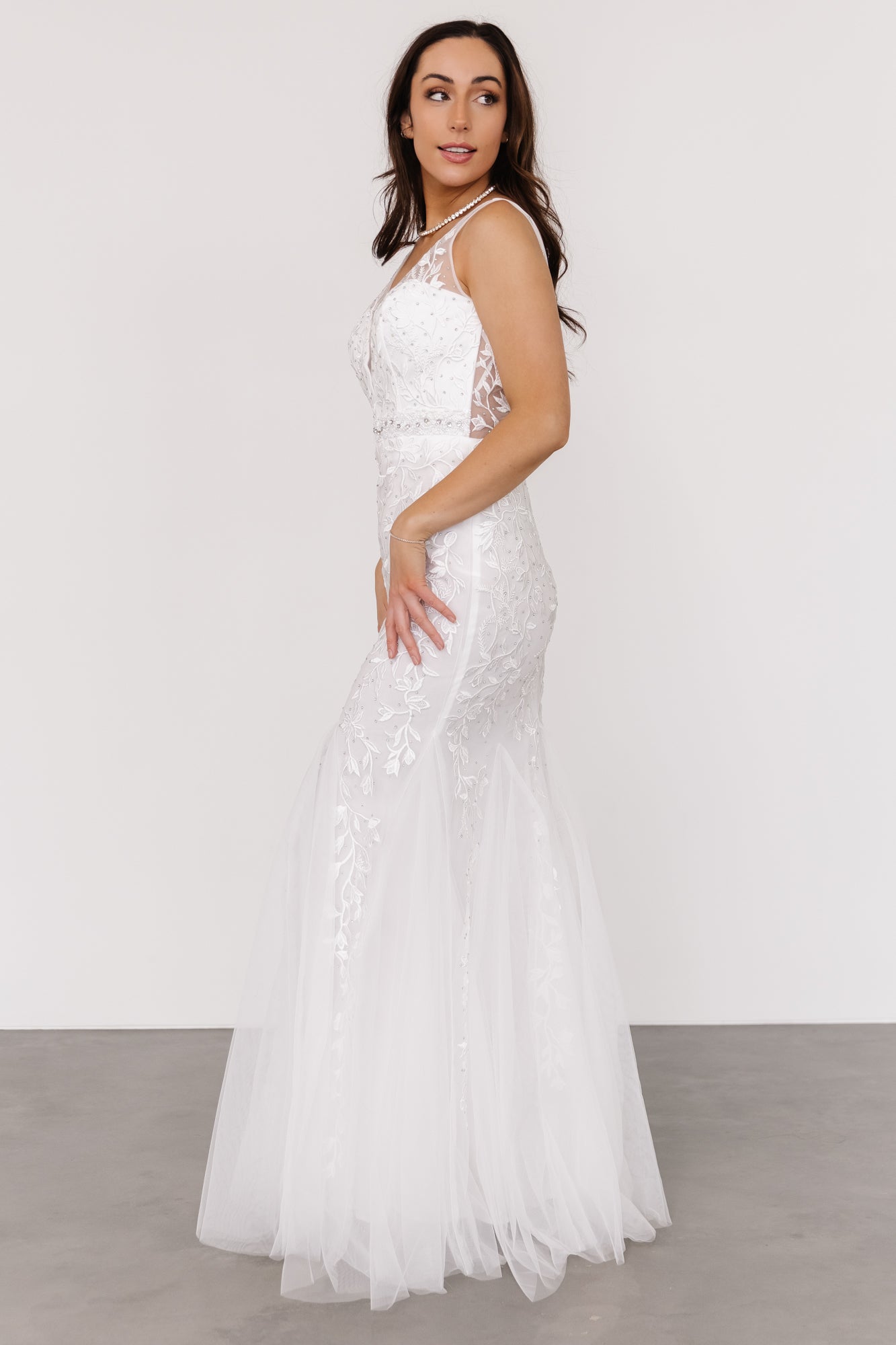 Fleurette Bridal Gown | White - Baltic Born