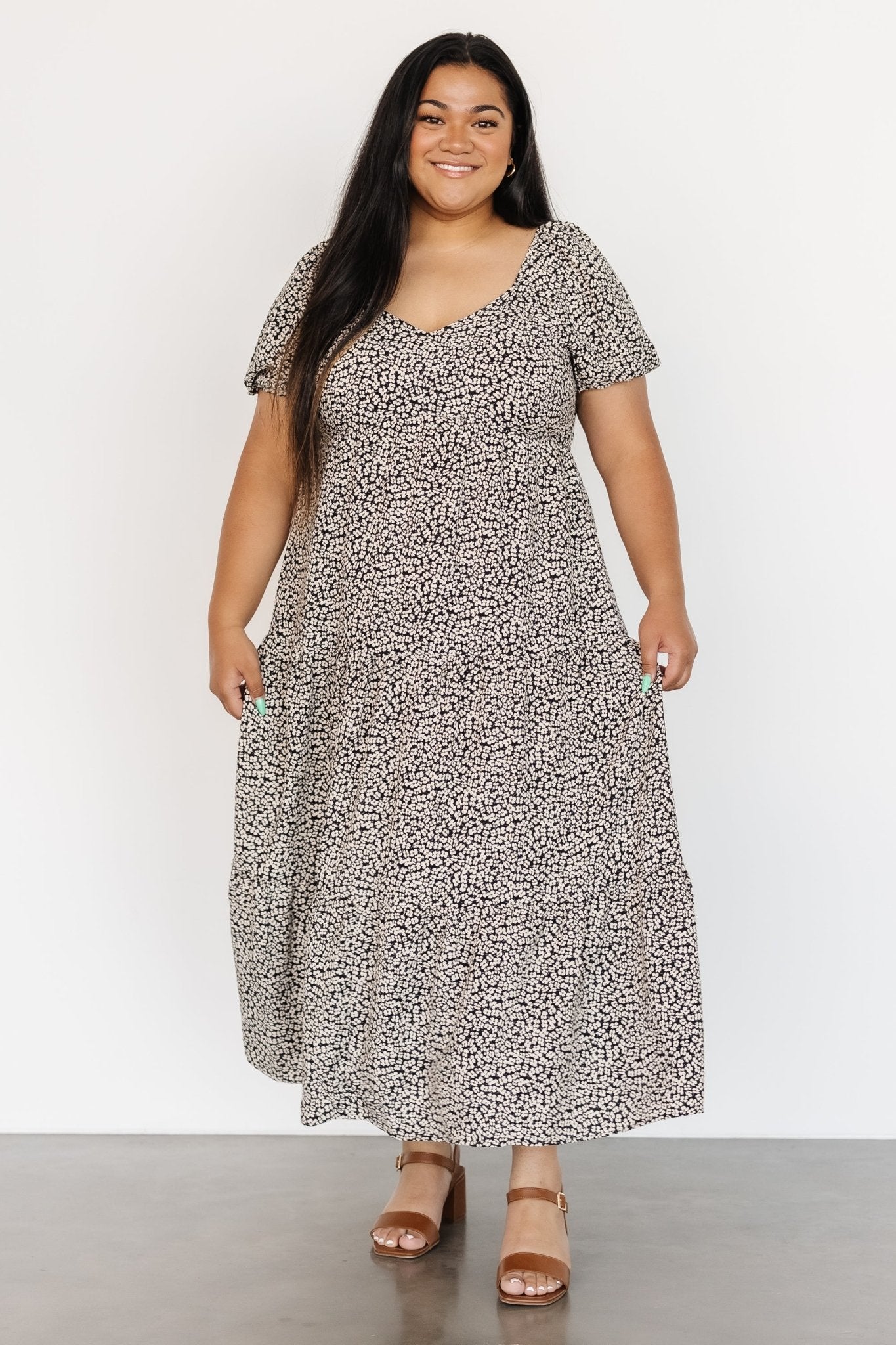 Gables Puff Sleeve Maxi Dress 