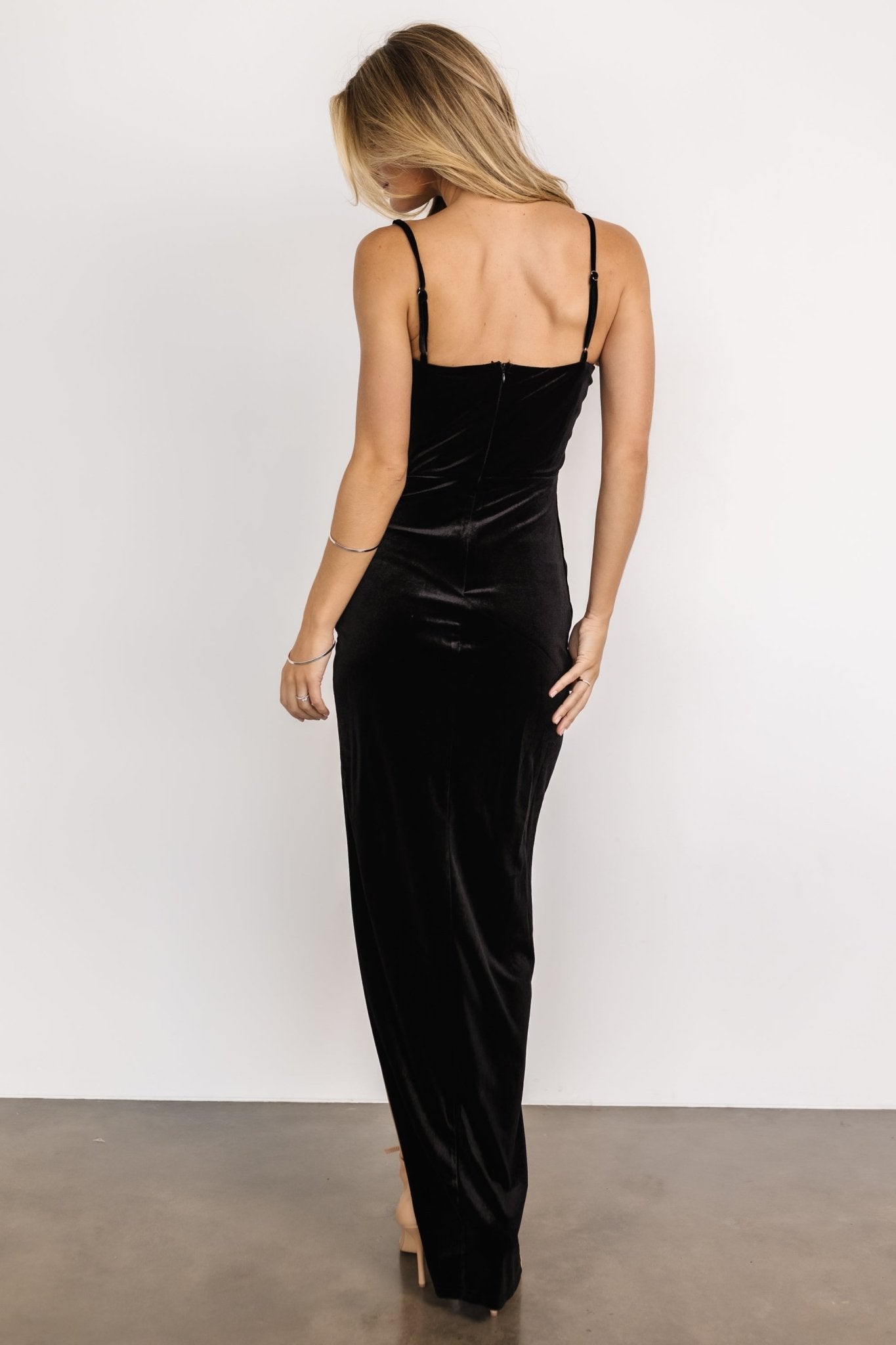 Gaia Velvet Gown | Black - Baltic Born