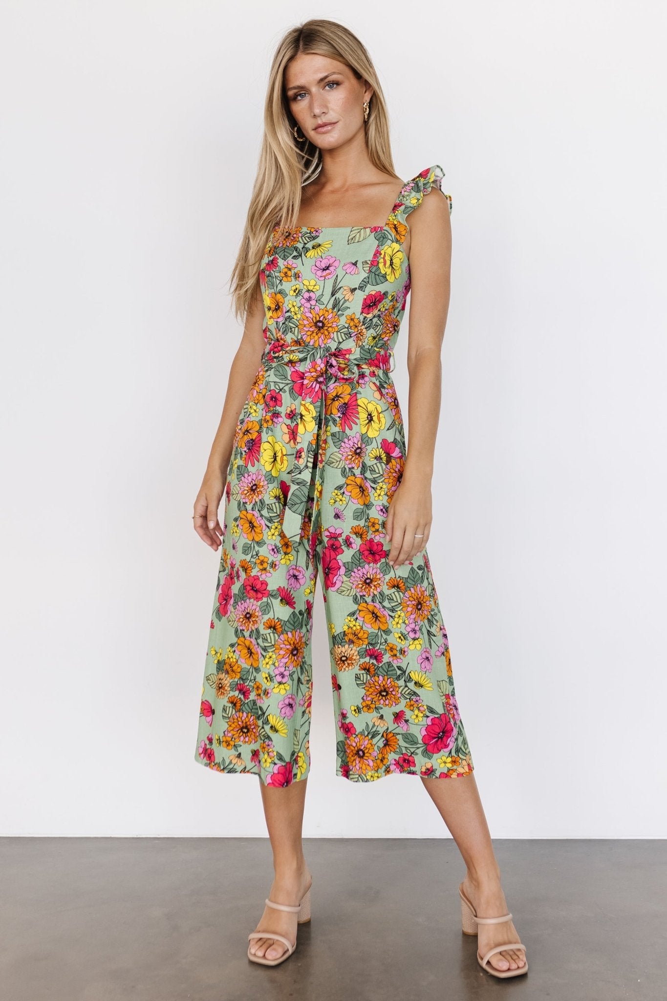 Gemma Jumpsuit | Sage Multi - Baltic Born