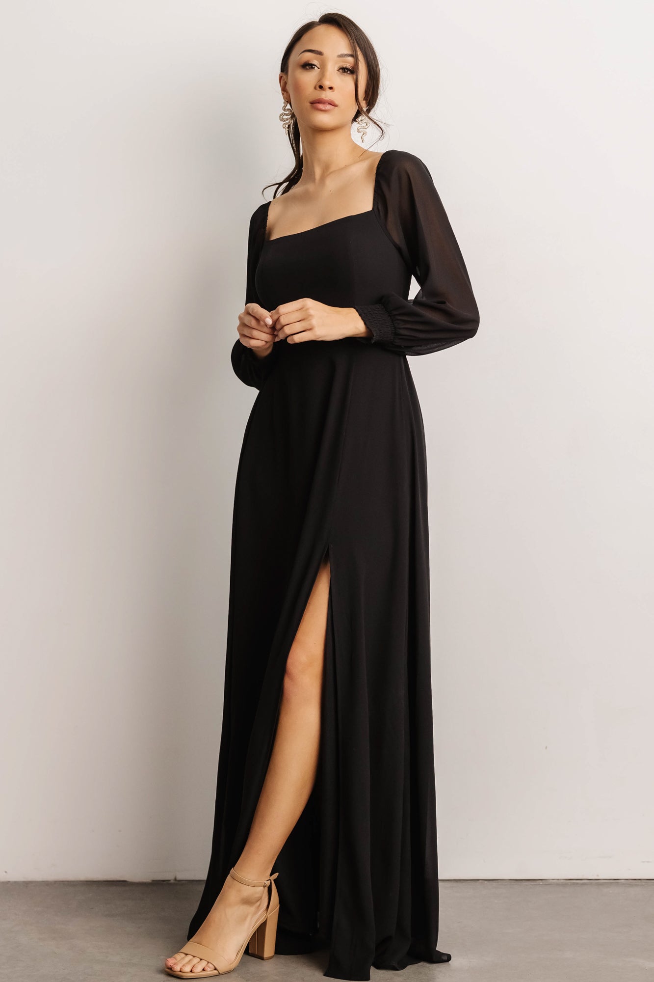 Giselle Maxi Dress | Black - Baltic Born