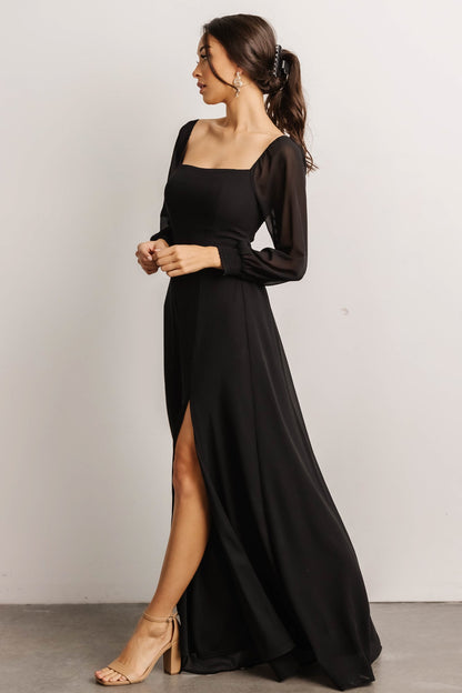 Giselle Maxi Dress | Black - Baltic Born