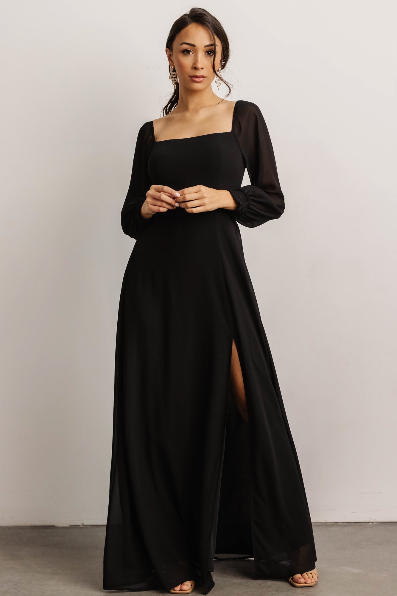 Giselle Maxi Dress | Black - Baltic Born