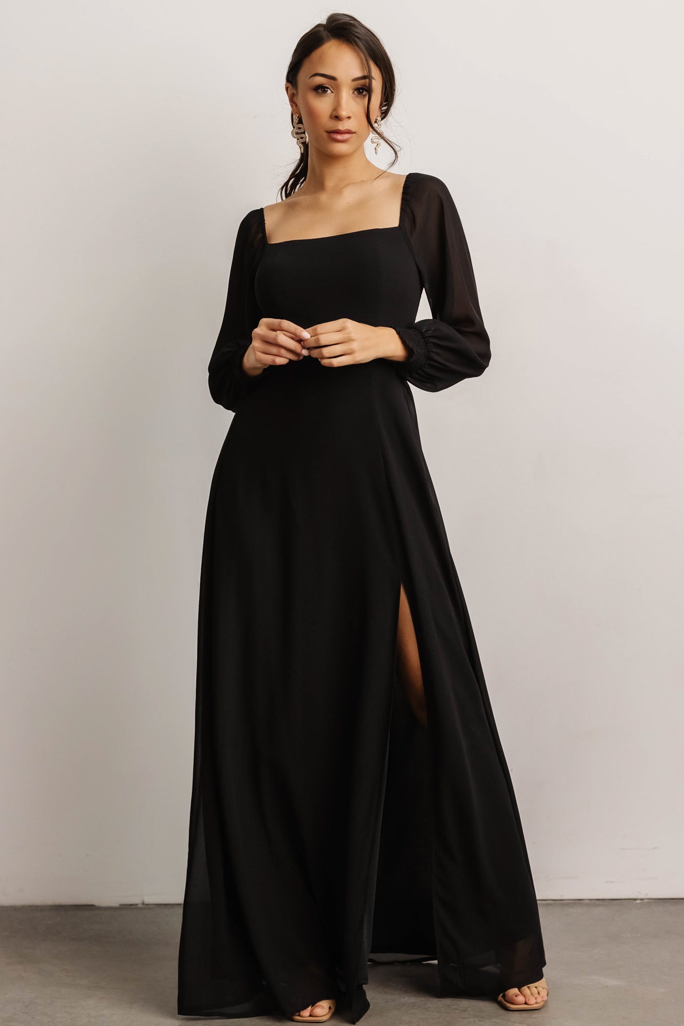 Giselle Maxi Dress | Black | Baltic Born