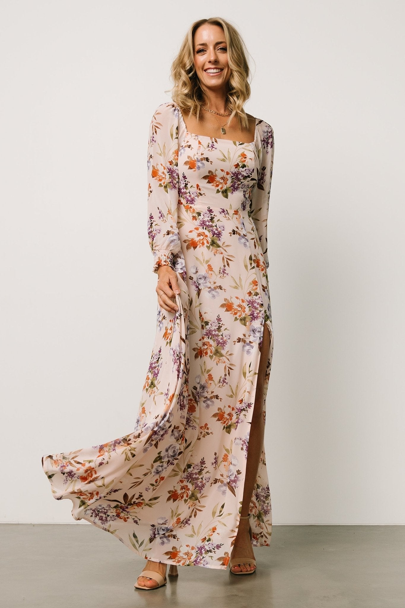 Giselle Maxi Dress | Blush Multi Floral - Baltic Born