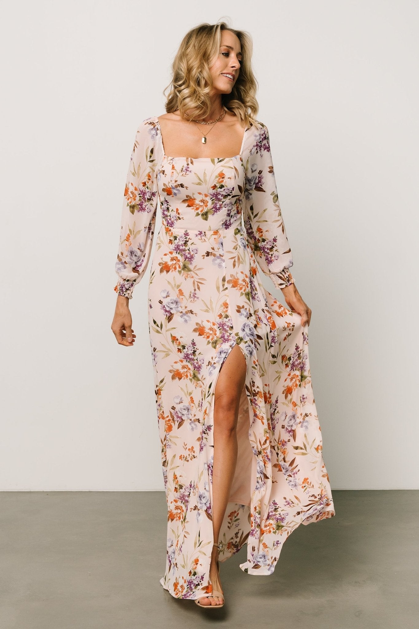 Giselle Maxi Dress | Blush Multi Floral - Baltic Born