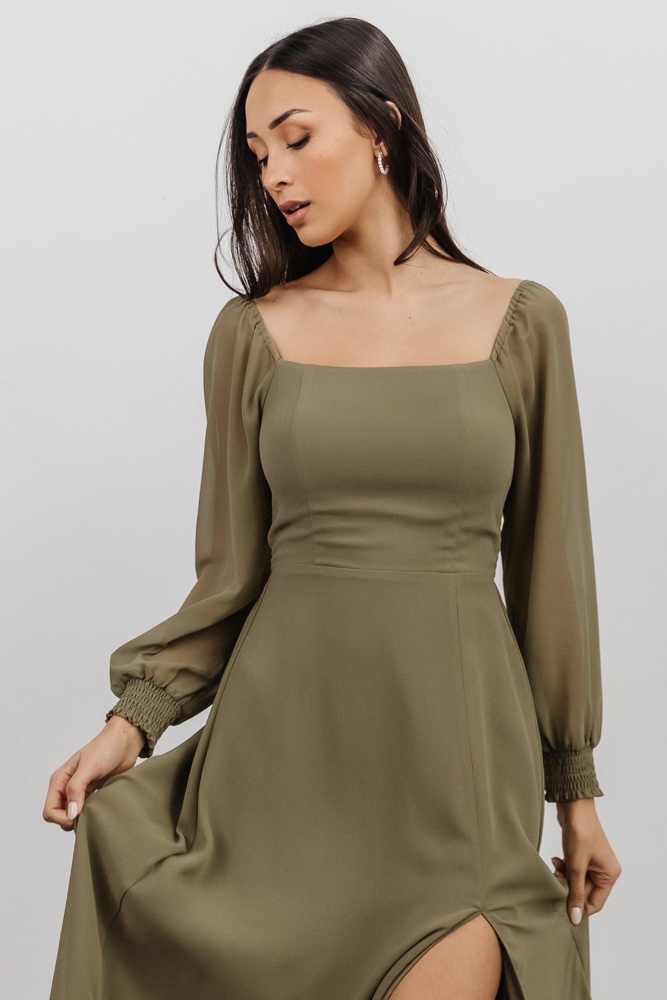 Giselle Maxi Dress | Dusty Olive - Baltic Born