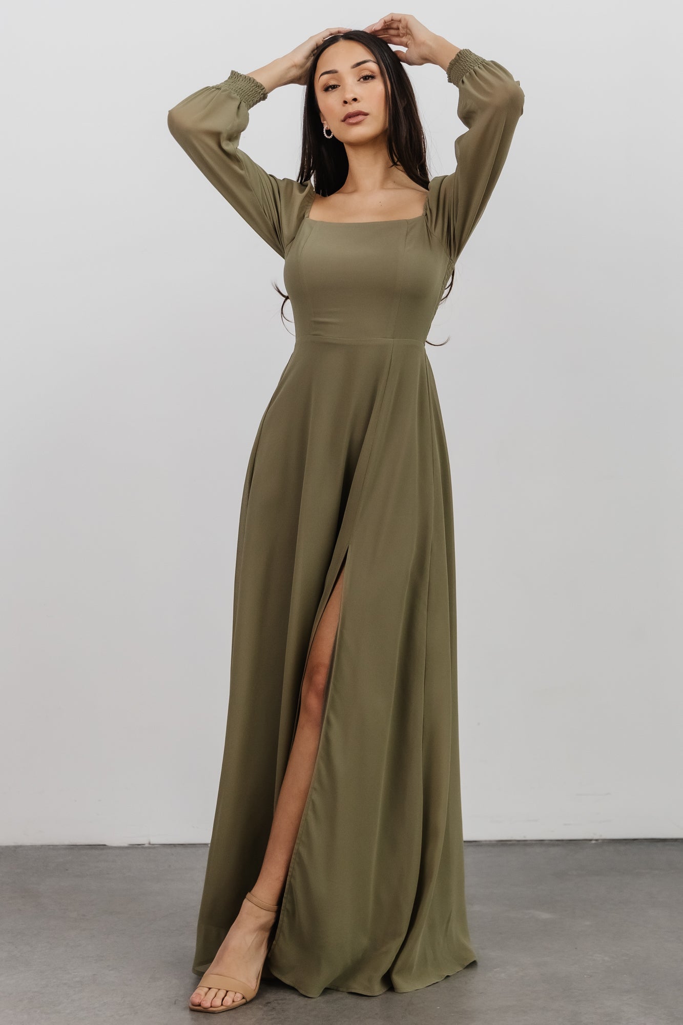 Giselle Maxi Dress | Dusty Olive - Baltic Born