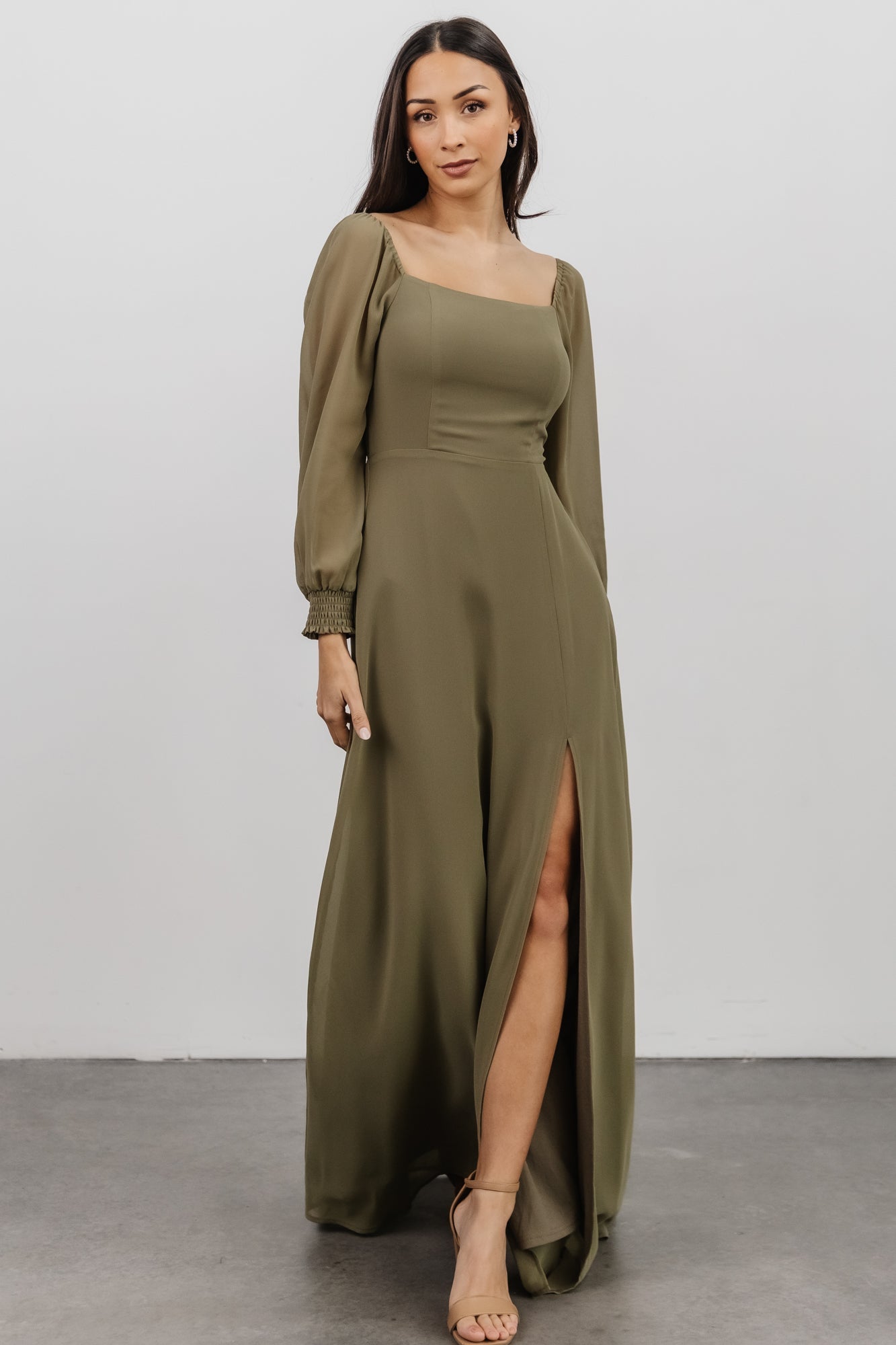 Giselle Maxi Dress | Dusty Olive - Baltic Born