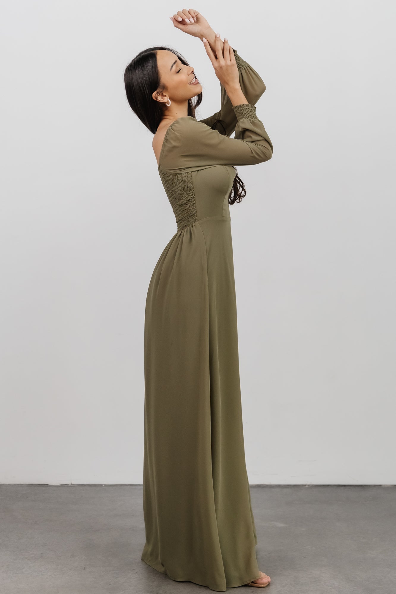 Giselle Maxi Dress | Dusty Olive - Baltic Born