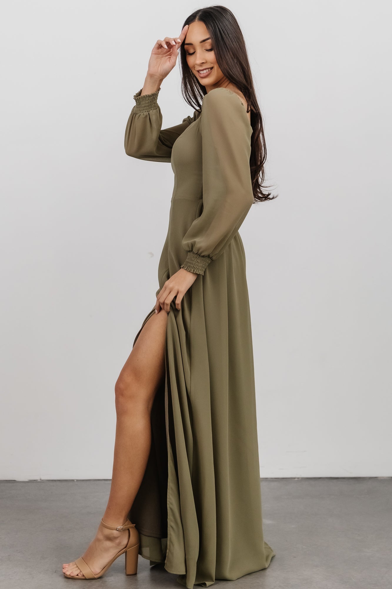 Giselle Maxi Dress | Dusty Olive - Baltic Born