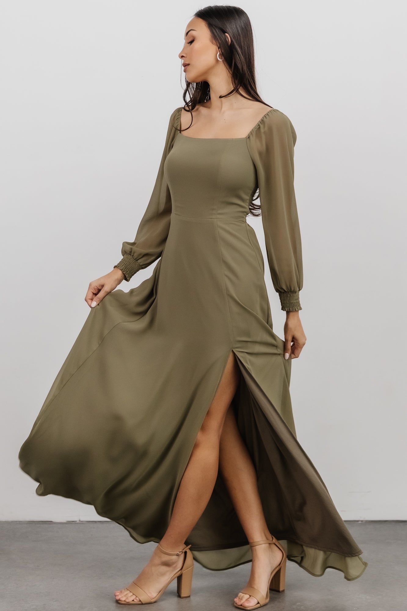 Giselle Maxi Dress | Dusty Olive - Baltic Born