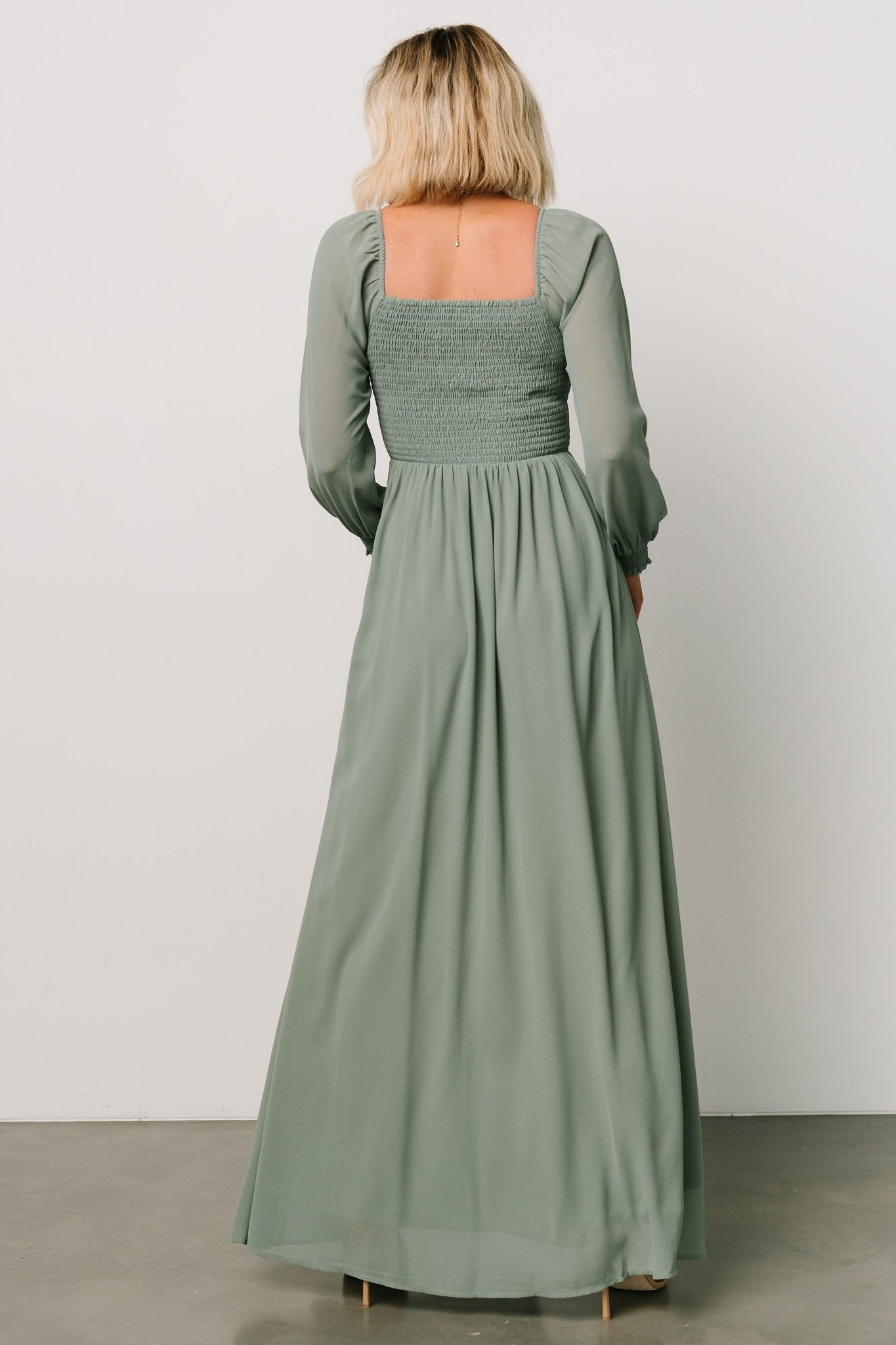 Giselle Maxi Dress | Eucalyptus - Baltic Born