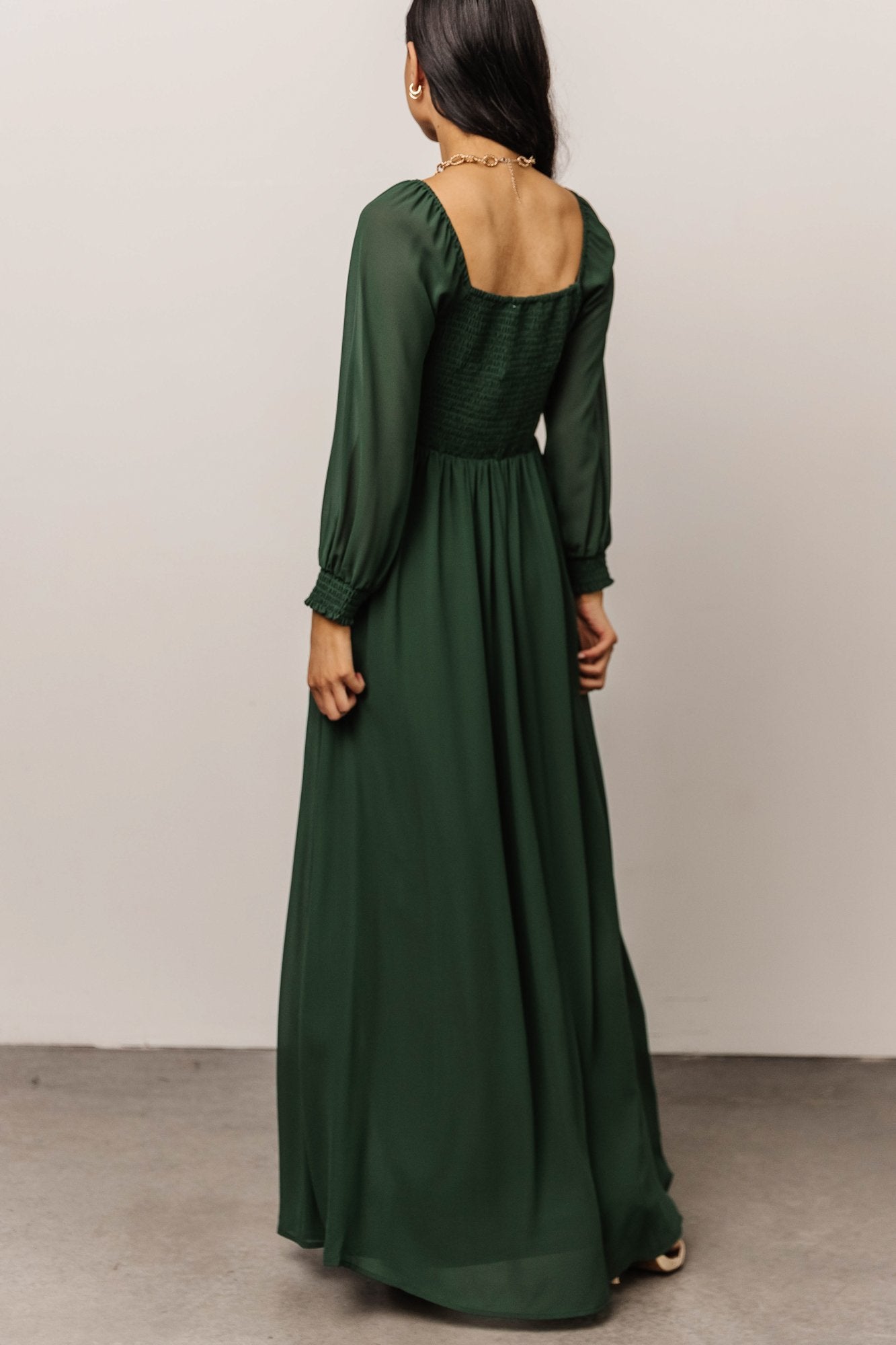 Giselle Maxi Dress | Evergreen - Baltic Born